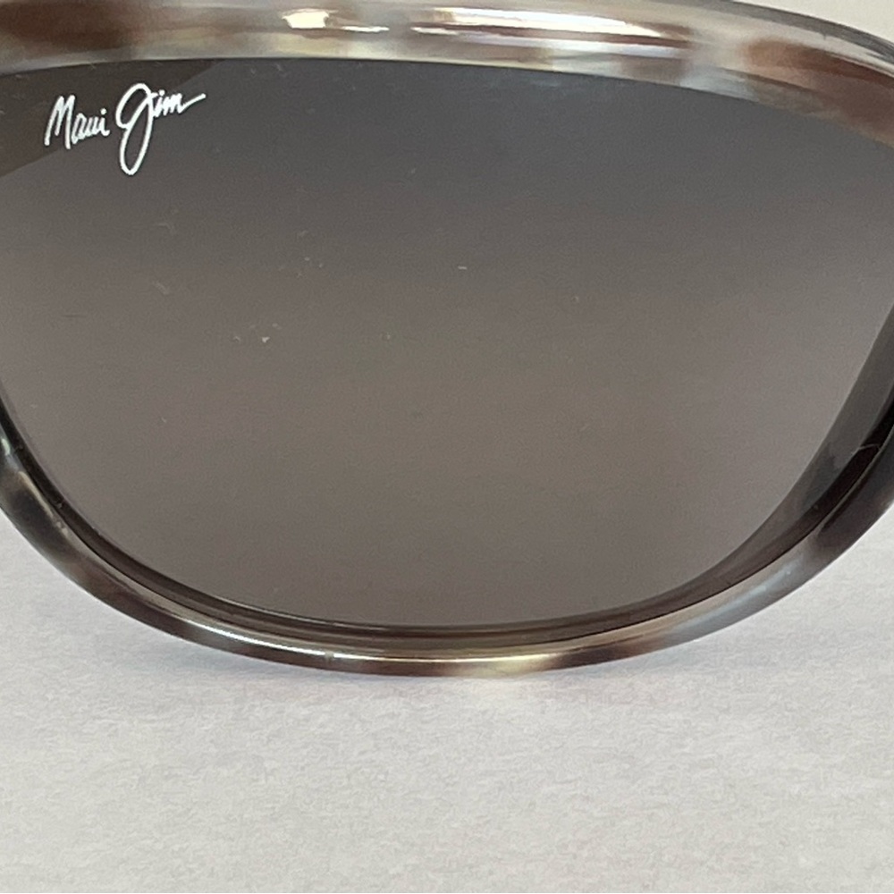 Maui Jim Honi MJ758 Sunglasses Gray Tortoise Polarized Cat Eye w Case - Picture 9 of 16